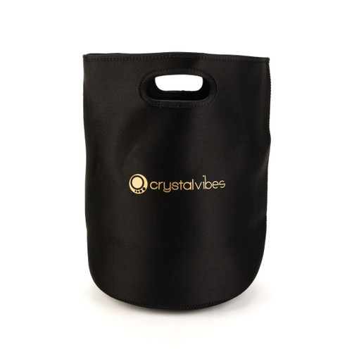 10" Individual Crystal Vibes Bamboo Charcoal Singing Bowl Nesting Sleeve 10" Individual Crystal Vibes Bamboo Charcoal Singing Bowl Nesting Sleeve