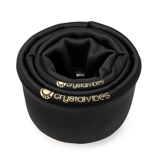 8" Individual Crystal Vibes Bamboo Charcoal Singing Bowl Nesting Sleeve
