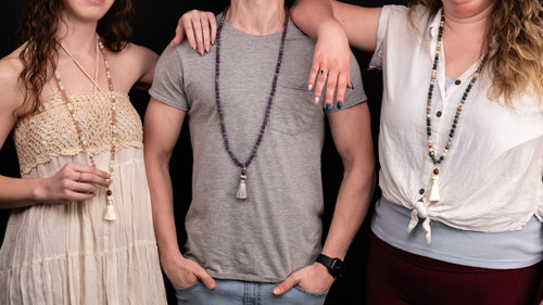 Aritaki The Elementals Japa Mala 108 Bead Necklace
