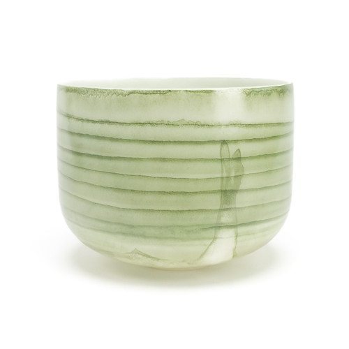 14" C# Note 432Hz Moldavite Empyrean Fusion Crystal Singing Bowl Crystal Vibes #ca0014csm35 11003544