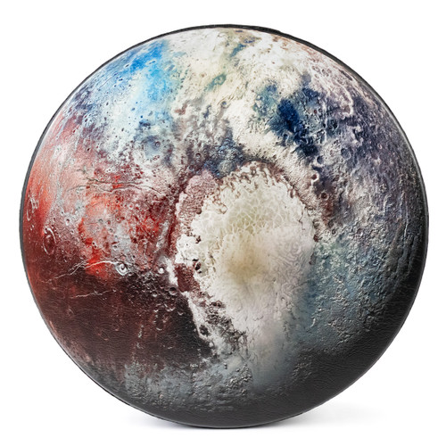 16" Planet Pluto Black Buffalo Drum