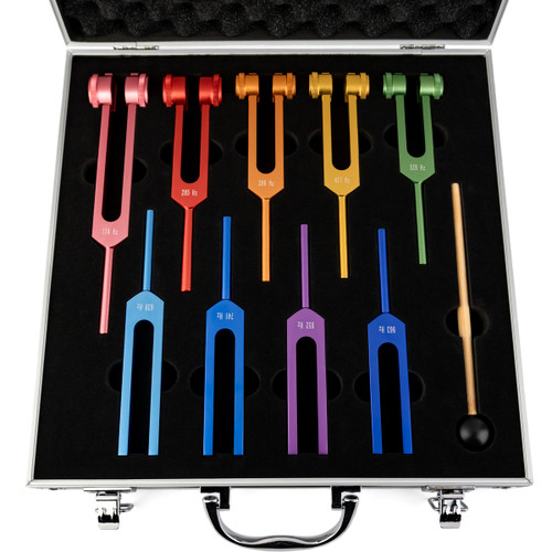 Zen Solfeggio Notes Set of Nine Tuning Forks