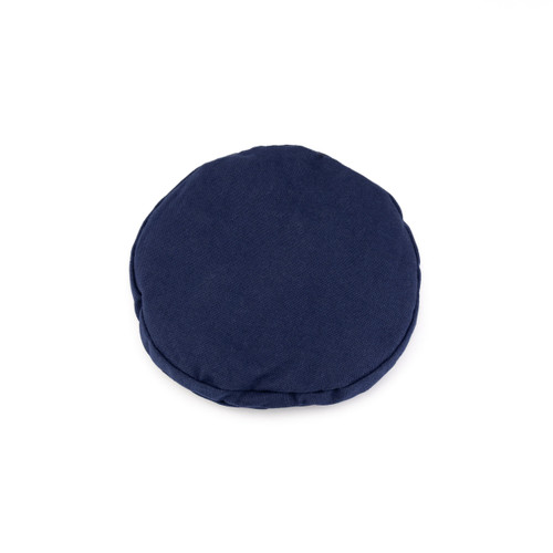 Large Navy Singing Bowl Cushion With Om Symbol #Lnavyomcushion