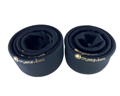 8-12" 7-Note Solfeggio Notes Chakra Empyrean Crystal Singing Bowl Set #empsolset006