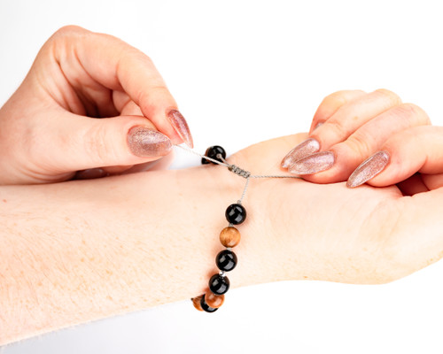 Aritaki Divine Protection Japa Mala 18 Bead Bracelet Aritaki Divine Protection Japa Mala 18 Bead Bracelet