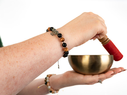 Aritaki Heart Alchemy Japa Mala 18 Bead Bracelet Aritaki Heart Alchemy Japa Mala 18 Bead Bracelet