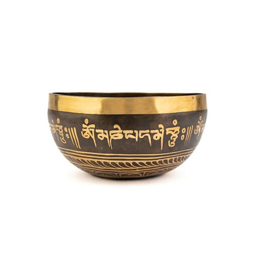 5" C/G Note Etched Singing Bowl Zen Himalayan Pro Series #c3561025