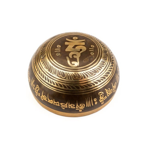 5.5" C#/G Note Etched Singing Bowl Zen Himalayan Pro Series #c4561025