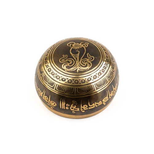 5" F/B Note Etched Singing Bowl Zen Himalayan Pro Series #f3401025