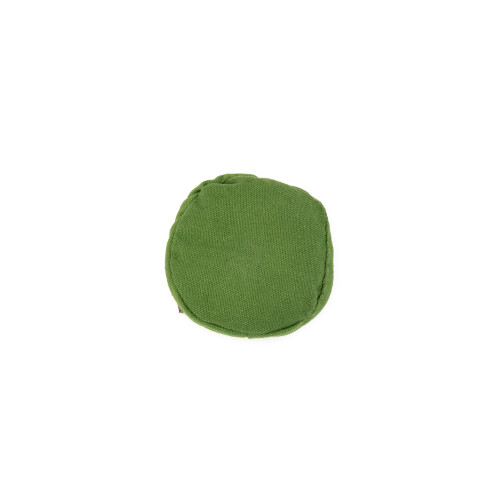 Small Green Singing Bowl Cushion With Om Symbol #Sgreenomcushion