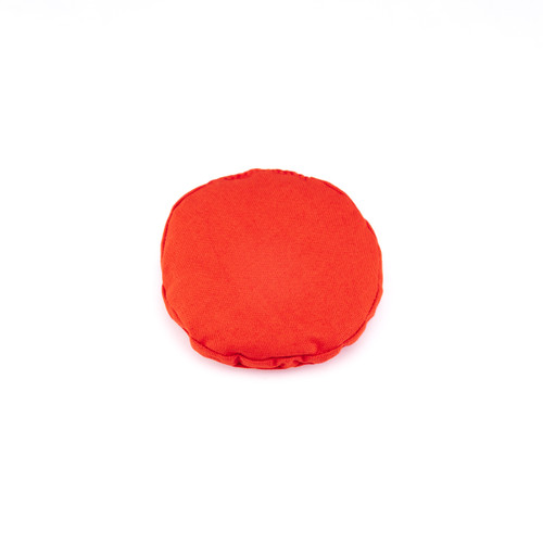 Medium Red Singing Bowl Cushion With Om Symbol #Mredomcushion