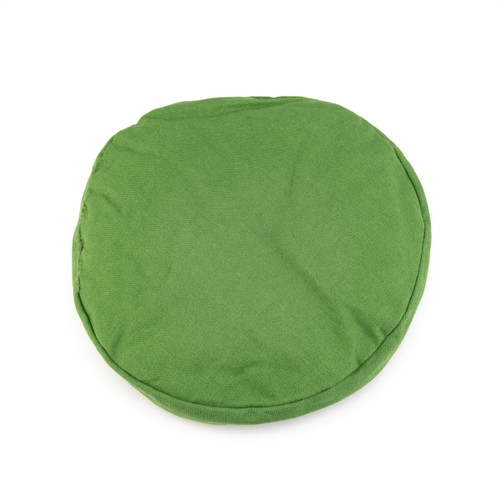 XL Green Singing Bowl Cushion With Om Symbol #XLgreenomcushion