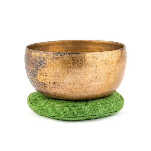6.5" G#/D Note Antique Himalayan Singing Bowl #g6251225