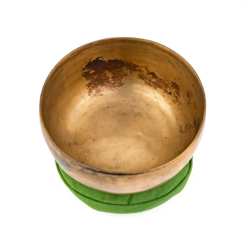 6.5" G#/D Note Antique Himalayan Singing Bowl #g6251225