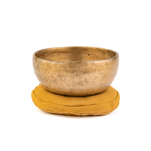 5.75" G#/D Note Antique Himalayan Singing Bowl #g6351225