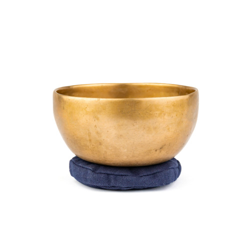5.25" F#/C Note Antique Himalayan Singing Bowl #f4151225