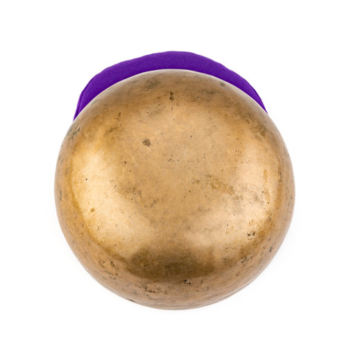 7.25" F/B Note Antique Himalayan Singing Bowl #f7501225