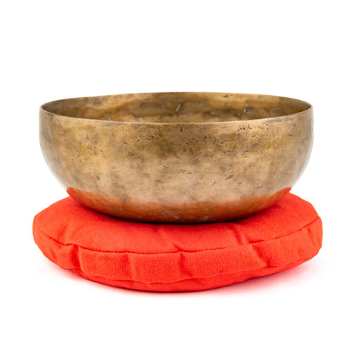 7.5" E/B Note Antique Himalayan Singing Bowl #e7551225