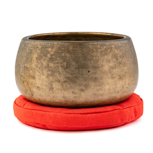 7.5" G#/G# Note Antique Himalayan Bell Bowl #g15801225