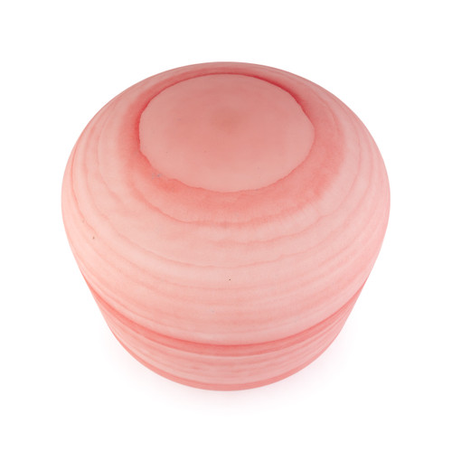 14" C Note 432Hz Perfect Pitch Rhodochrosite Frosted Fusion Crystal Singing Bowl Crystal Vibes #cvf14cm30 11003710