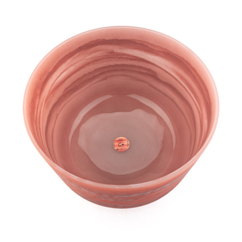 12" C# Note 432Hz Garnet Frosted Fusion Crystal Singing Bowl Crystal Vibes #cvf12csm25 11003730