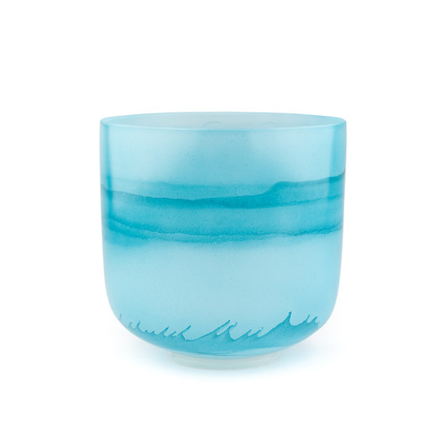 *Blemished* 7" G# Note 432Hz Perfect Pitch Aquamarine Empyrean Fusion Crystal Singing Bowl Crystal Vibes #ca007gsm35 85001043