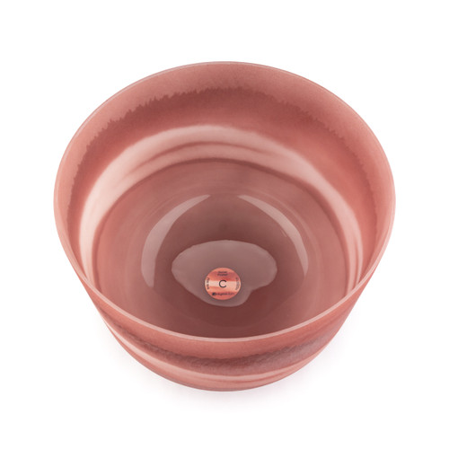 10" C Note 432Hz Perfect Pitch Garnet Frosted Fusion Crystal Singing Bowl Crystal Vibes #cvf10cm35 11003713