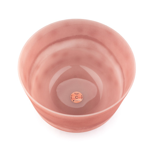 10" C Note 440Hz Perfect Pitch Red Jasper Frosted Fusion Crystal Singing Bowl Crystal Vibes #cvf10cpp0 11003736