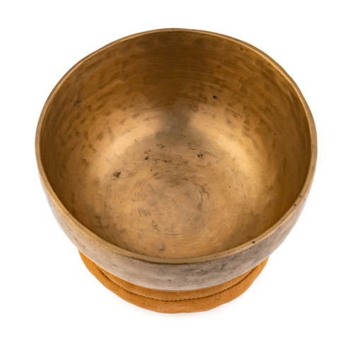 6.75" A#/F Note Antique Himalayan Singing Bowl #a9600126