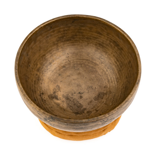 7.5" D/A Note Antique Himalayan Singing Bowl #d10600126