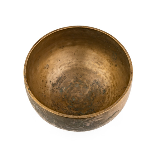 6.5" C#/F# Note Antique Naga Pedestal Himalayan Singing Bowl #c8300126