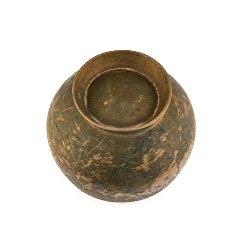 6.5" C#/F# Note Antique Naga Pedestal Himalayan Singing Bowl #c8300126