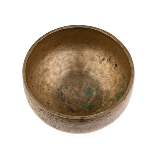 6.5" D#/A# Note Antique Naga Pedestal Himalayan Singing Bowl #d10100126