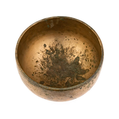 6.75" C#/G# Note Antique Naga Pedestal Himalayan Singing Bowl #c11400126