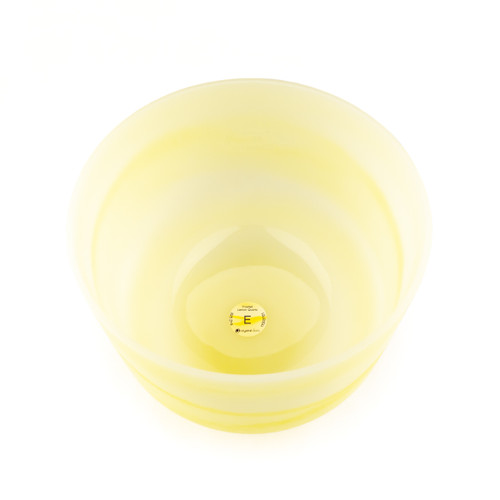 10" E Note 432Hz Lemon Quartz Frosted Fusion Crystal Singing Bowl Crystal Vibes #cvf10em25 11003751