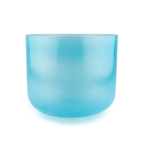 9" A# Note 440Hz Aquamarine Clear Fusion Crystal Singing Bowl Crystal Vibes #cc9asp30 11003742