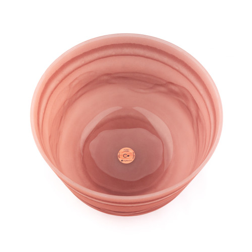 11" C# Note 440Hz Perfect Pitch Carnelian Frosted Fusion Crystal Singing Bowl Crystal Vibes #cvf11csp5 11003743