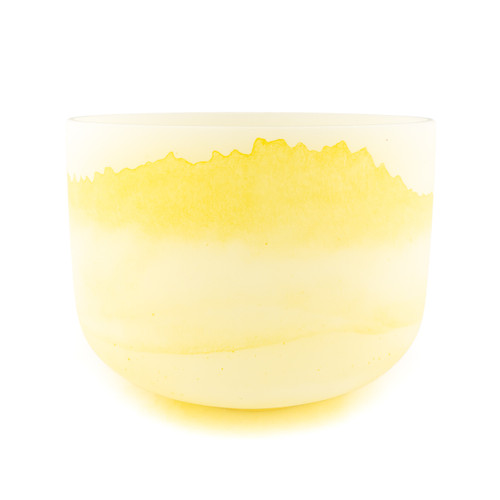 12" E Note 440Hz Perfect Pitch Lemon Quartz Frosted Fusion Crystal Singing Bowl Crystal Vibes #cvf12ep5 11003747