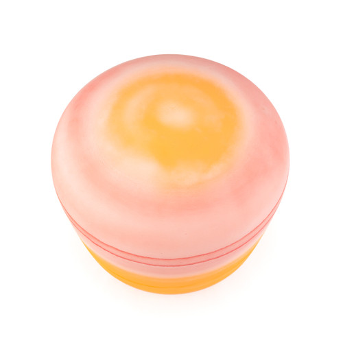 13" D Note 440Hz Perfect Pitch Orange Calcite & Rhodochrosite Frosted Fusion Crystal Singing Bowl Crystal Vibes #cvf13dm5 11003754