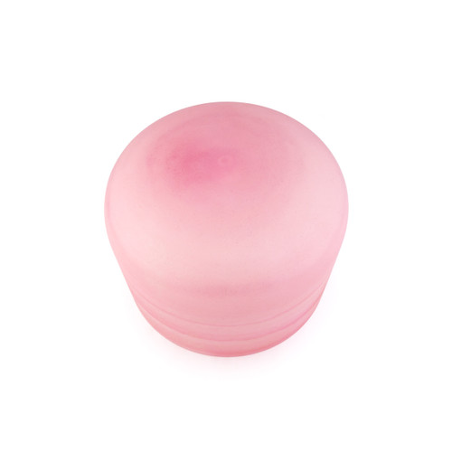 12" C# Note 432Hz Rose Quartz Frosted Fusion Crystal Singing Bowl Crystal Vibes #cvf12csm30 11003757