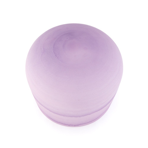 *Blemished* 11" B Note 440Hz Perfect Pitch Amethyst Frosted Fusion Crystal Singing Bowl Crystal Vibes #cvf11bm5 85001051