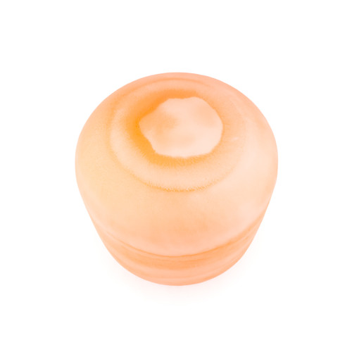 *Blemished* 12" D Note 432Hz Orange Calcite Frosted Fusion Crystal Singing Bowl Crystal Vibes #cvf12dm25 85001052