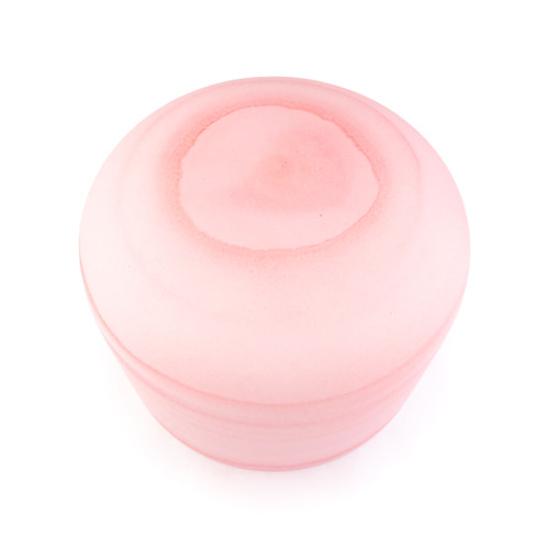 12" F Note 432Hz Rose Quartz Frosted Fusion Crystal Singing Bowl Crystal Vibes #cvf12fm25 11003764