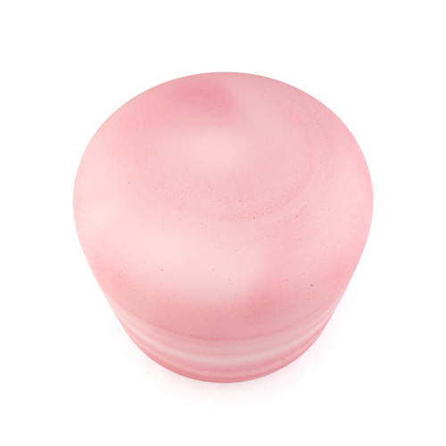 11" F Note 440Hz Rose Quartz Frosted Fusion Crystal Singing Bowl Crystal Vibes #cvf11fm20 11003765