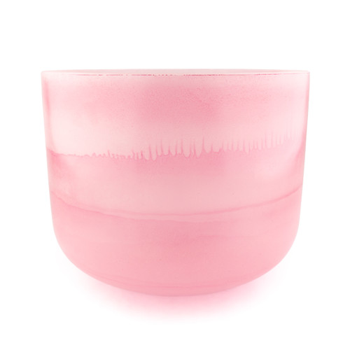 14" F Note 440Hz Perfect Pitch Rose Quartz Empyrean Fusion Crystal Singing Bowl Crystal Vibes #ca0014fpp0 11003769