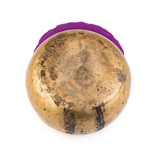 8" F/C# Note Antique Himalayan Singing Bowl #f10400126