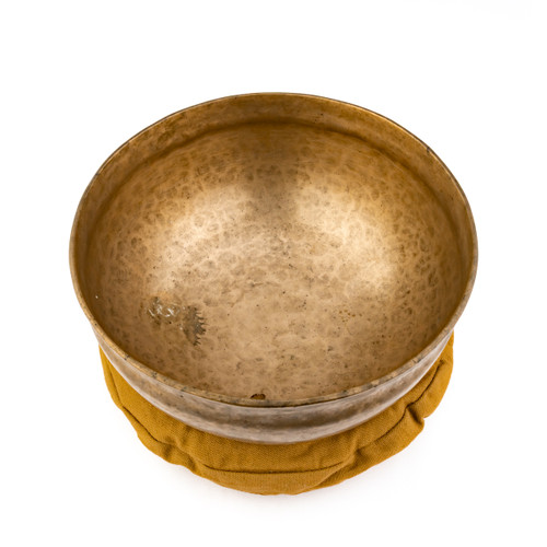 9.5" A/D# Note Antique Himalayan Singing Bowl #a11900126