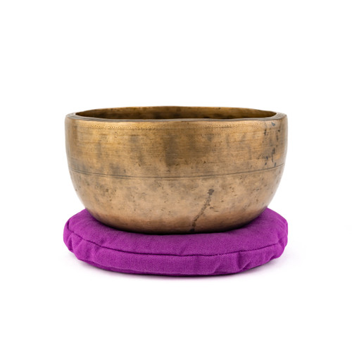 8" F#/C Note Antique Himalayan Bell Bowl #f16700126