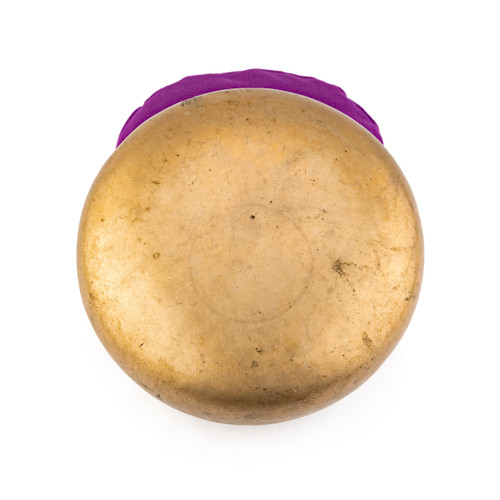 7.25" C#/F# Note Antique Himalayan Singing Bowl #c13100126