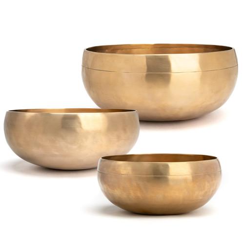 6.5-8" 3-Note Zen Bioconcert Series Singing Bowl Set #zbcset108